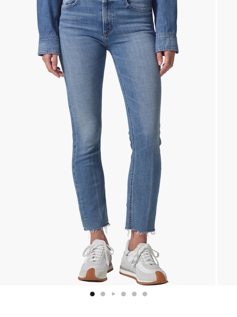 Citizens of humanity isola raw hem jeans